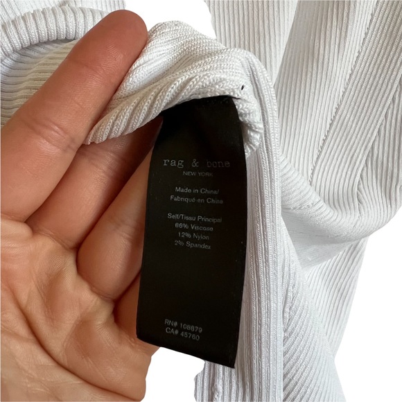 Rag & Bone Priya Ribbed Tank Top - Picture 9 of 11